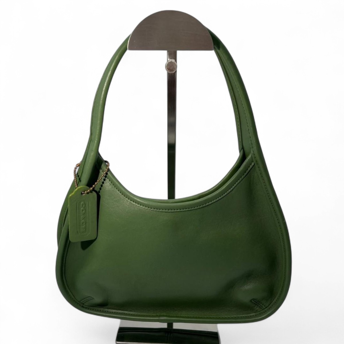 OLD COACH Satchel Handbag Leather Y2KバオッキーVster