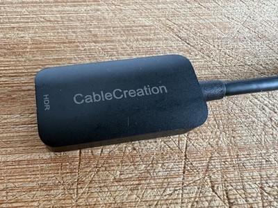 CableCreation USB-C auf HDMI Adapter 4K 60Hz HDR USB C HDMI Schwarz