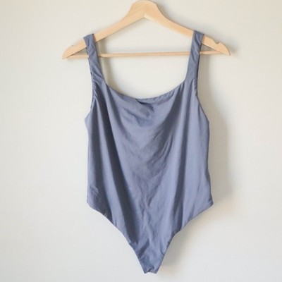 Anko 16340423 Grey Tank Bodysuit Size 16 Stretch Polyester Women's Fashion Kmart