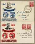 Australia 1949 Miller Bros Forrest FDC Cover x2 Diff Colours