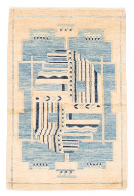Traditional Hand-knotted Carpet 4'0'' x 5'9'' Wool Area Rug