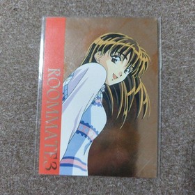 Ryoko Kaze Roommate 3 Sega Saturn Game Bonus Cards Stickers Complete Japan