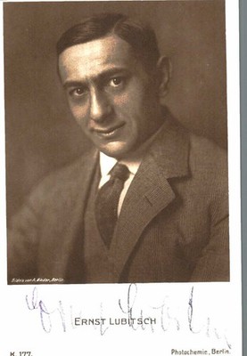Ernst Lubitsch Original Autograph Signature On Horse Card No. N 705 D