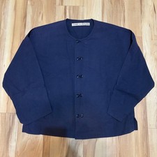 USED EARLY 80S COMME DES GARCONS COLLARLESS JACKET GOOD