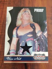 Vince Neil - Motley Crue 2007 Donruss Americana #13 Proof Relic Card - #077/100