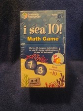 Learning Resources I Sea 10 Math Game - New Factory Sealed - Ages 6 Grade 1