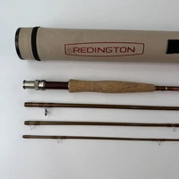 Redington Red Fly 2 Fishing Rod 9' #6 4pc & Travel Tube NICE Y320