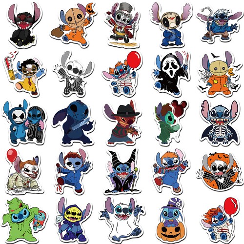 50 horror character Stitch stickers, luggage, refrigerator, water bottle sticker - Picture 13 of 15