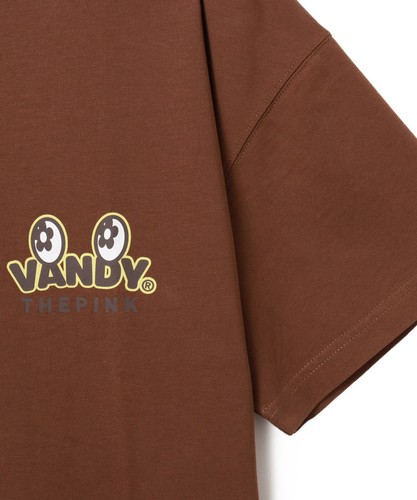 Camiseta Vandy The Pink x Atmos Banana Logo Ojo Dividido Marrón Talla S-2XL NUEVA - Imagen 9 de 12