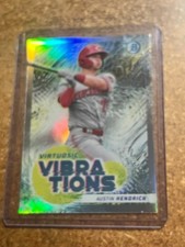 2022 Bowman Chrome Baseball Virtuosic Vibrations # VV-9 Austin Hendrick