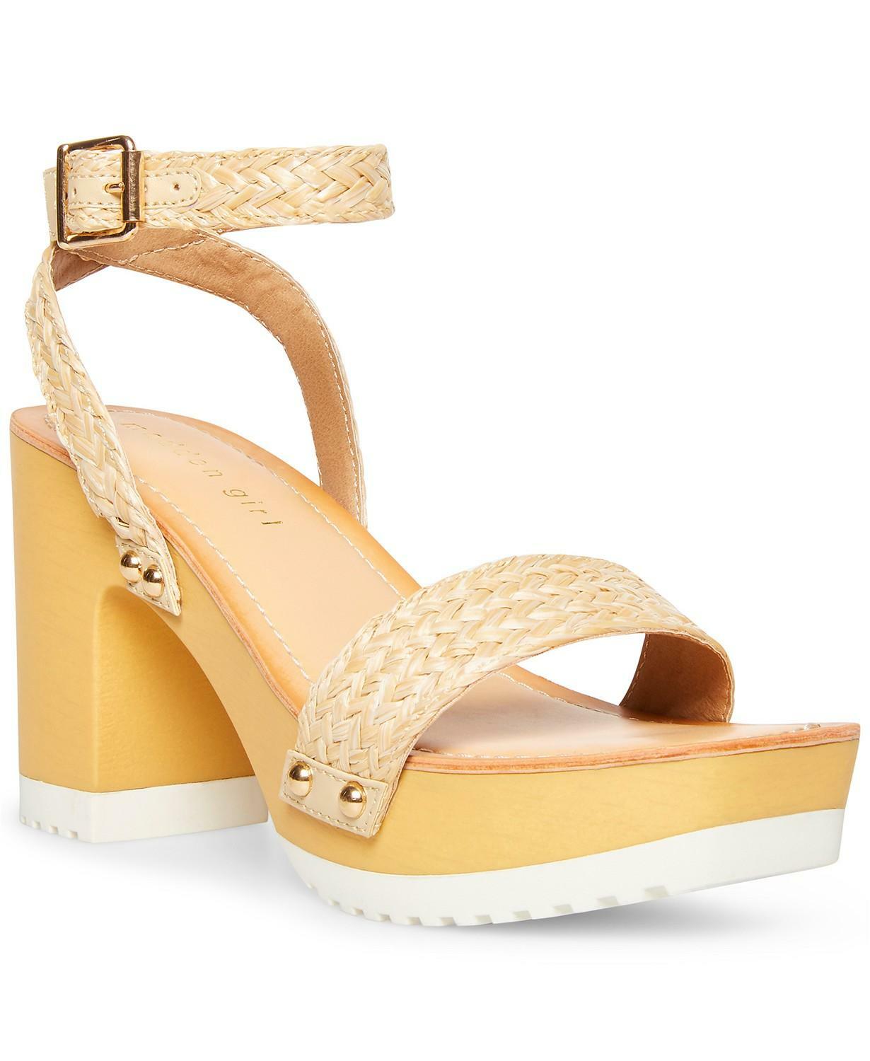 caprise wooden platform sandals