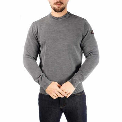 paul and shark crew button knitted jumper
