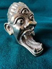 West Coast Choppers Style 3 eyed monster , aluminum sculpture, handmade