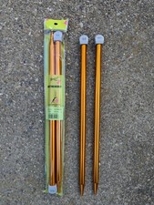 Aluminum knitting needles Sunset Gold Size 17 12mm 14" - 1 pair