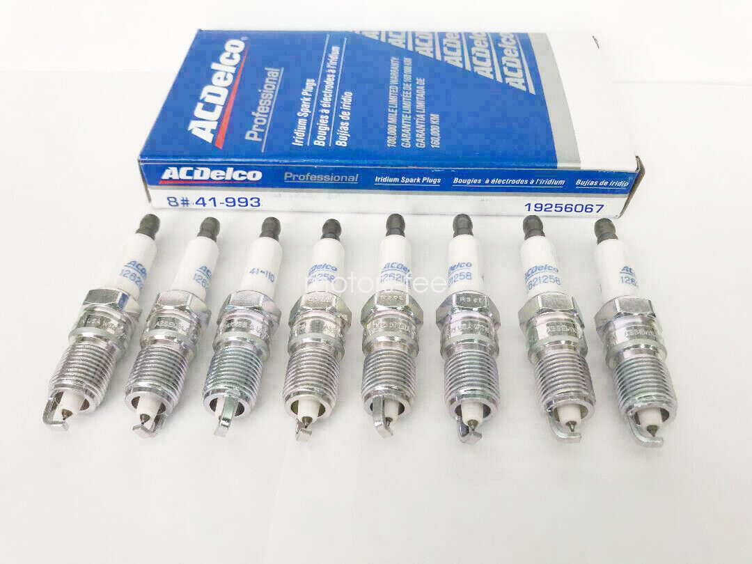 8Pcs 41993 IRIDIUM SPARK PLUGS AC DELCO 19256067 For Chevy Tahoe GMC