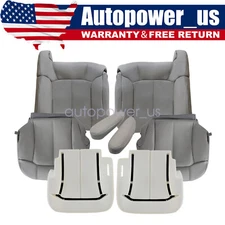 For 1999-2002 Chevrolet Silverado Driver & Passenger Seat Cover & Foam Cushion