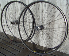 Phil Wood High Flange Hubs Mavic Open Pro Rims Track Bike Wheels