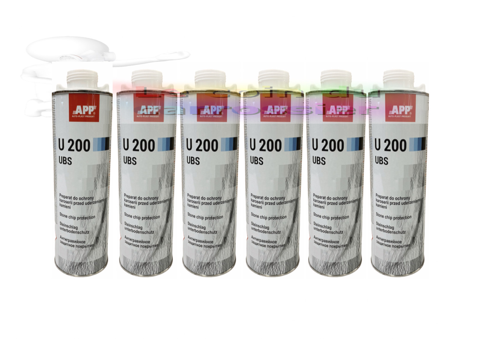 Stop rouille et impacts avec l'anti-gravillons blanc U200 pour bas de caisse auto