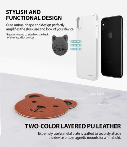 Ringke Magnetic Character Metal Plate Animal Edition for Car Mount Phone Holder - Picture 6 of 10