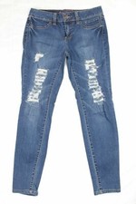 Elle Womens Jeans Distressed Skinny Size 6R