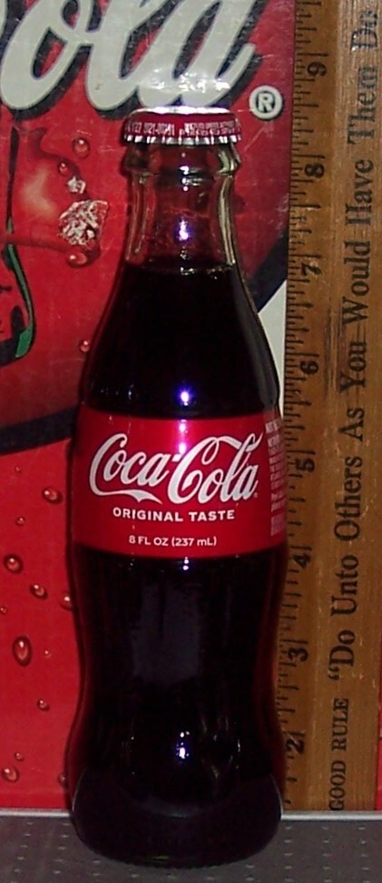 2023 NASCAR 75TH ANNIVERSARY 1948 - 2023 8 OUNCE GLASS COCA - COLA BOTTLE