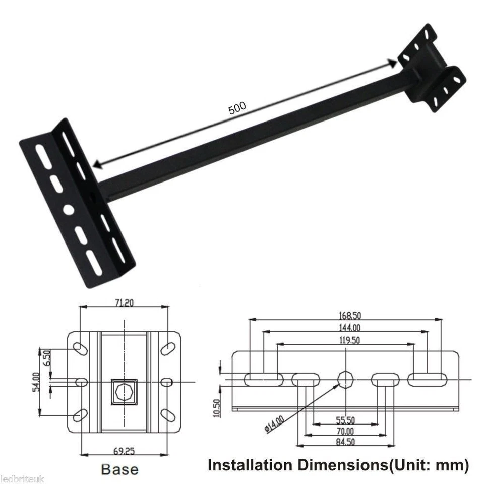 BRACKET for LED floodlight / IP65 rated CONNECTOR - Image 2 of 3