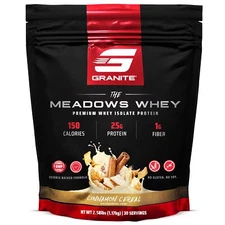 Granite Supplements The Meadows Whey Protein Isolate Protein Powder for Lean ...