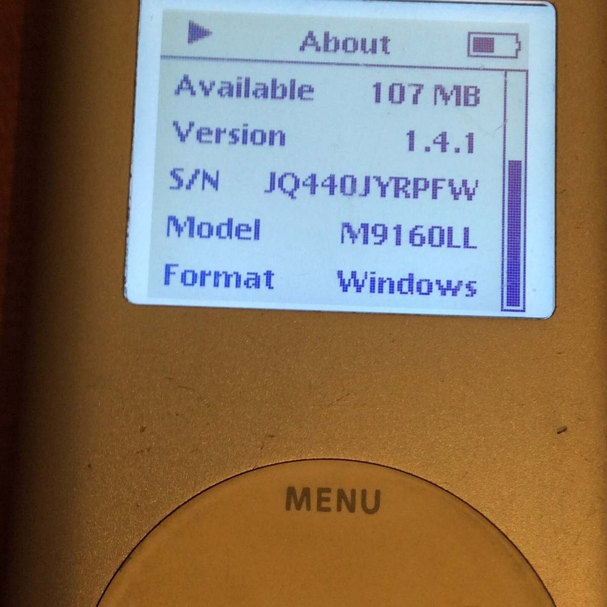 Genuine 4gb Apple iPod Mini A1051 - Silver for sale online