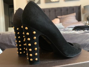 shoes with gold studs