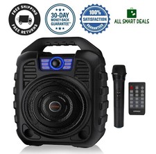 Bocina Parlante Con Microfono Inalambrico Con Bluetooth Bateria Recargable