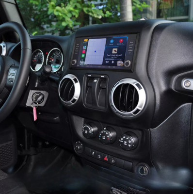 For Jeep Wrangler 2007-2017 7''Carplay Stereo Radio GPS Wifi  w/Cam RDS SWC 5G