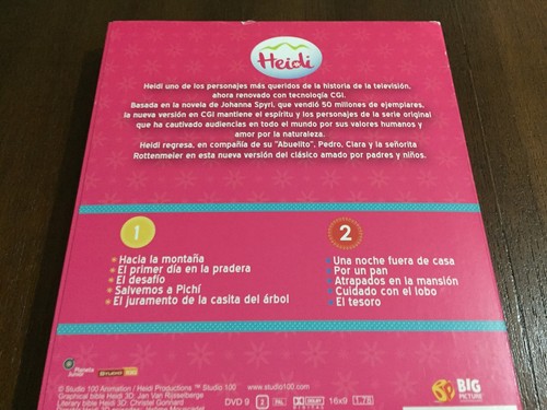 HEIDI - VOLS 1 Y 2 - 2DVD -10 EPS - FUNDA DE CARTON - 220 MIN - MUY BUEN ESTADO - Imagen 5 de 7