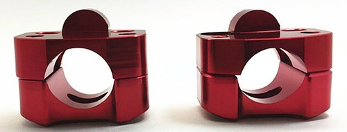 HandleBar Fat Bar Mount Clamps Risers Adaptor 7/8" to 1"-1/8" Dirt Pit Bike ATV - Picture 14 of 31