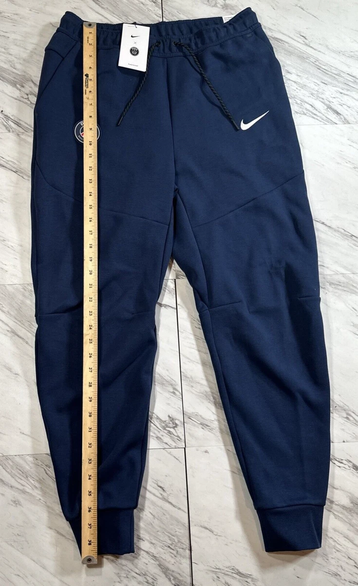Nike Tech Fleece PSG Mens Pants Joggers Size Large Navy Blue Tappered DM2902 410