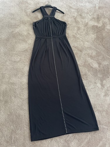 French Connection Evening Dress Prom Size 12 Black - Picture 2 of 6