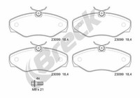 Breck BremsbeläGe Vorne FüR Nissan Primastar Kasten Renault Trafic II Bus