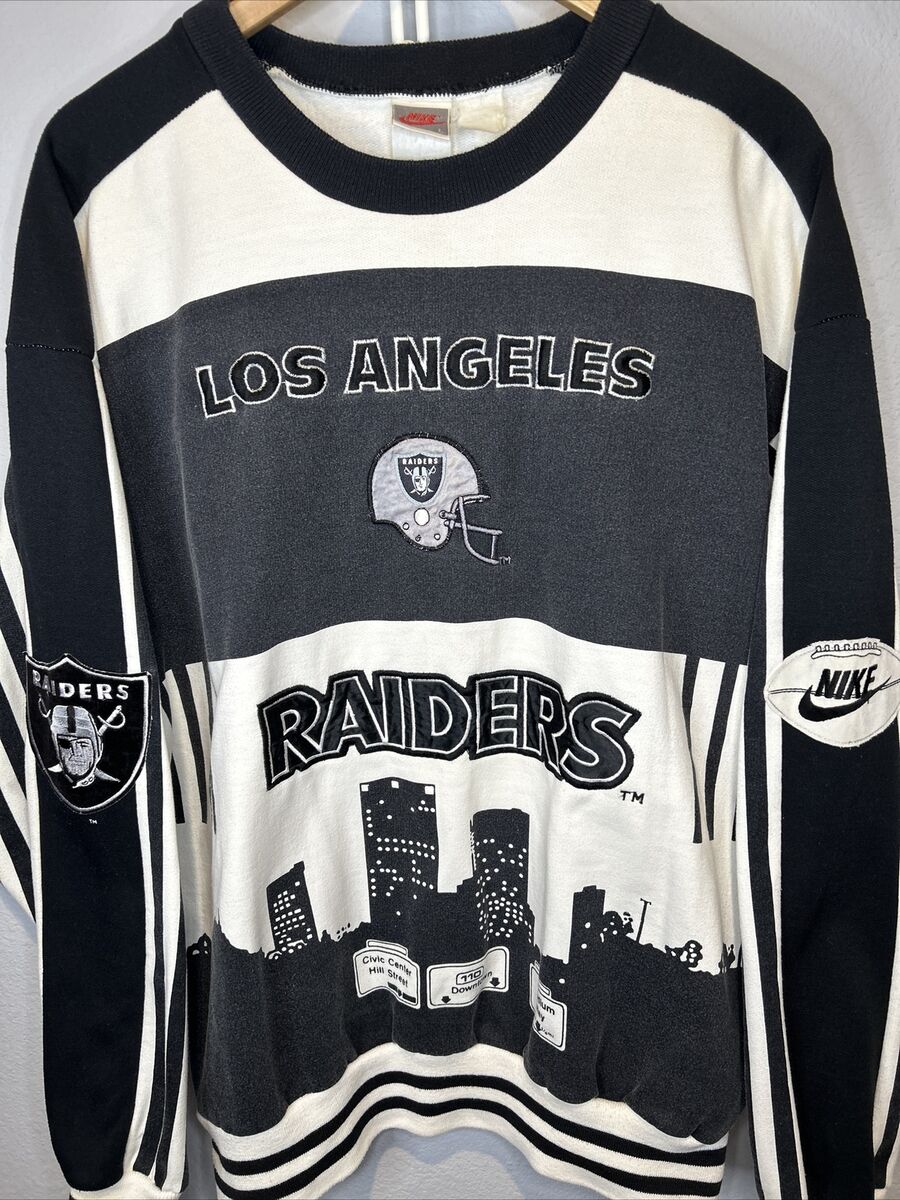 VTG 1980's Nike Raiders Sweatshirt T Shirt NFL Skyline Rare VTG 1980's Nike Raiders Sweatshirt T Shirt NFL Skyline Rare