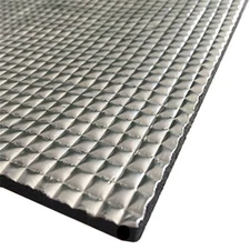Car Hood Exhaust Heat Shield Mat Muffler Hood Insulation PE Aluminum Cotton Mat