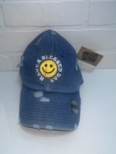 NWT! KBETHOS Distressed Denim Dad Hat Basebal...