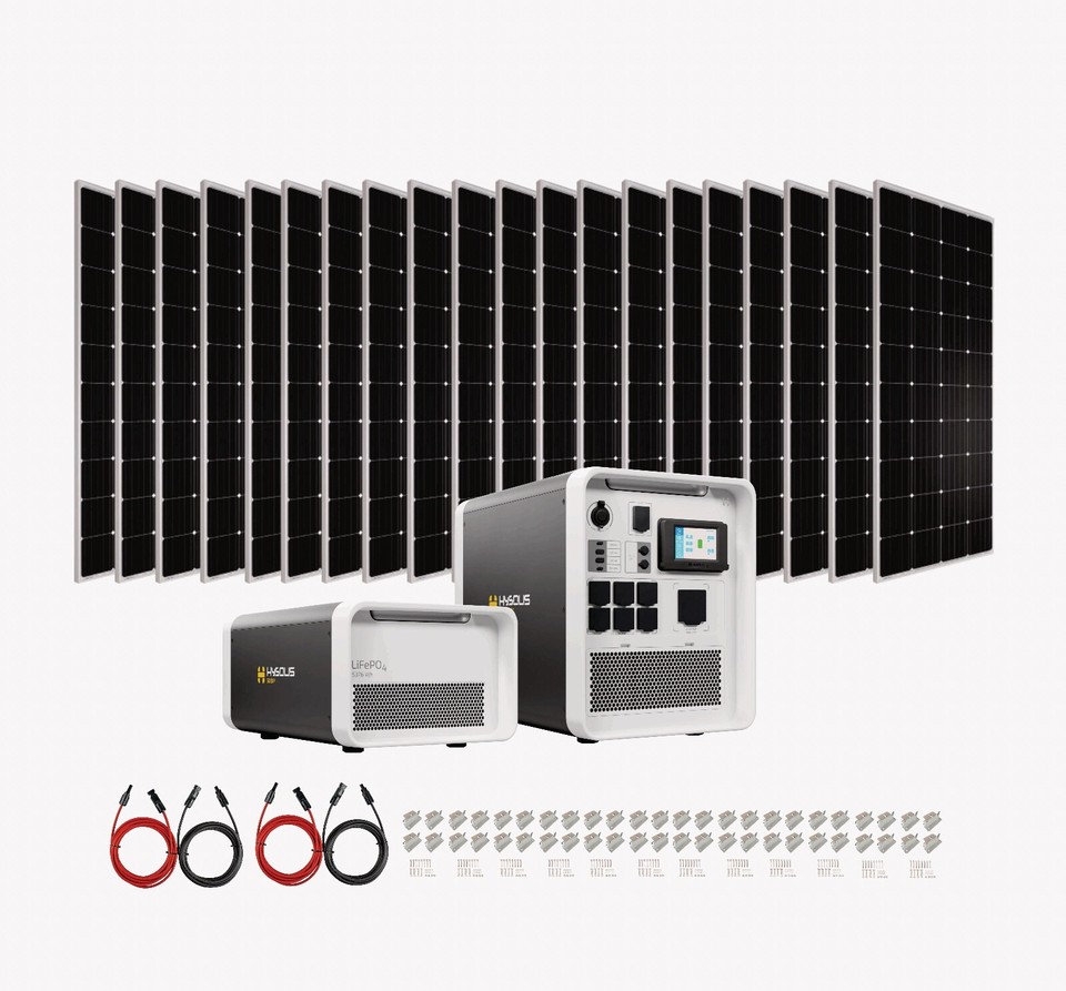 HYSOLIS APOLLO 5 KWh Solar Generator Complete Kit Power Station ready ...