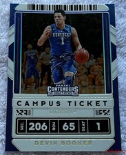 2020-21 Panini Contenders Draft Picks DEVIN BOOKER #20 Prospect Campus Ticket