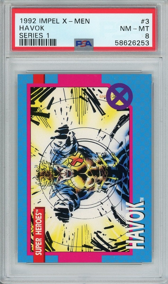 1992 Impel X-Men Series 1 #3 Havok PSA 8 | eBay