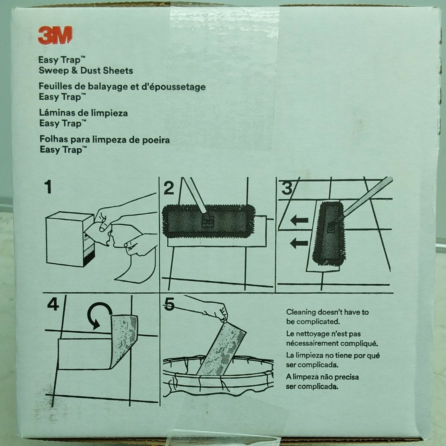 3M Easy Trap Duster 8" X 30 Ft L White 60 Sheet Roll 59152W 3m/Commercial Tape