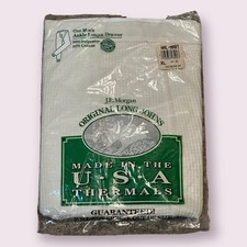 NEW Vintage J.E. Morgan Thermal Long Johns Pants Ankle Length Men  s Size XL 80s