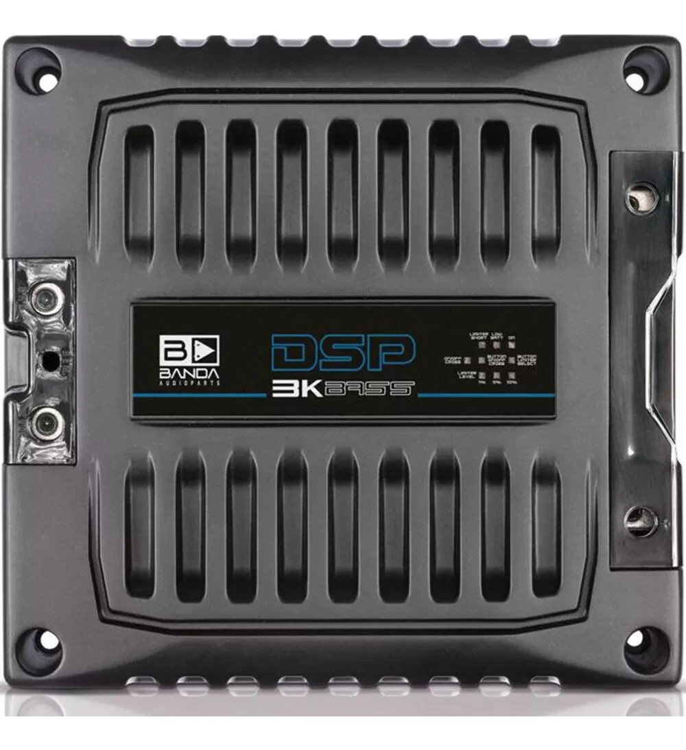 Dsp Banda Amplifier 3k Bass 3000wrms 1 Ohm With Limiter Color
