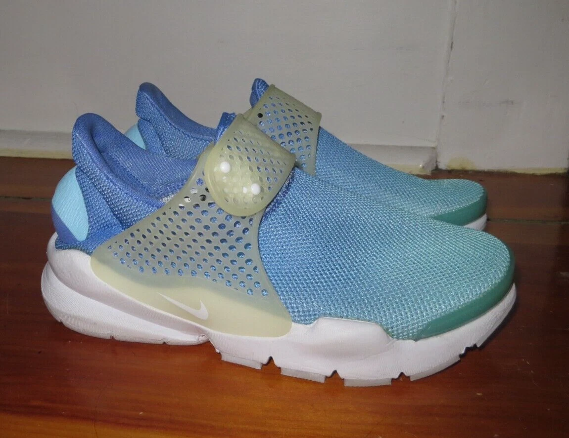 Antídoto libertad Dirigir Nike Sock Dart BR Running Shoes 896446-400 Breathe Still Blue Size 5 | eBay