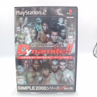 K-1 Premium 2005 Dynamite SIMPLE 2000 Ultimate Vol 29 PS2 Japan CIB Complete