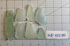 SF 6130 Genuine Surf Tumbled Sea Foam Sea Glass/Sea Foam Frosted Beach Glass