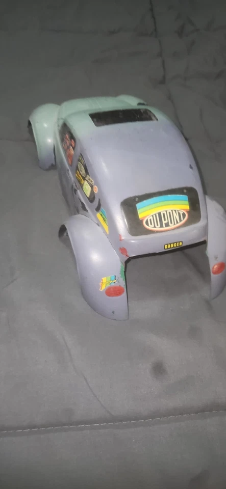 CUSTOM PAINTED VW BAJA BUG BEETLE BODY LOSI, TRUGGY 1/10 SCALE - Image 4 of 4