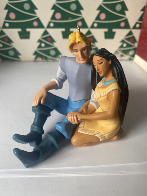 Pocahontas &amp; Capt John Smith Weihnachten Disney Hallmark Andenken Deko IN Box ZB11231